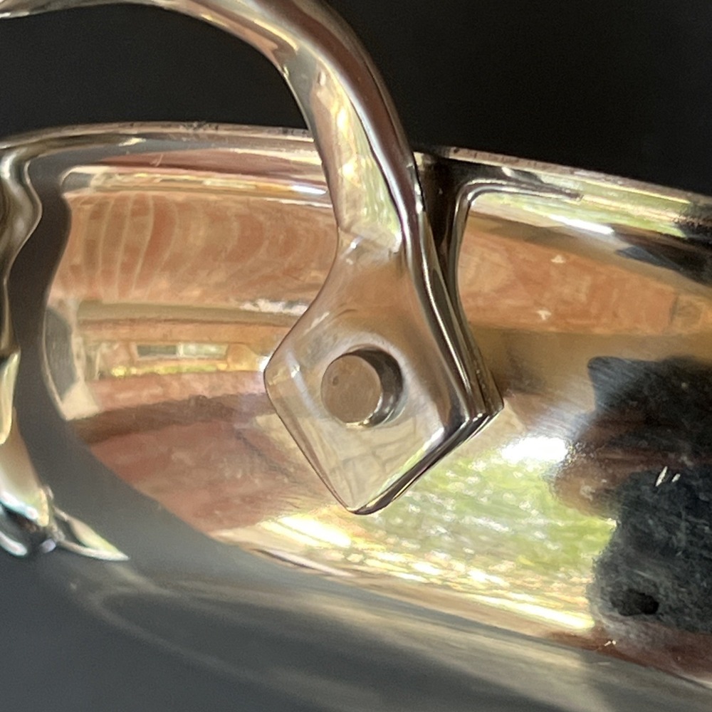 All-Clad 6"  Mini Gratin Pan x2 Double Handle Stainless Steel Oven Broiler Safe - Picture 9 of 13